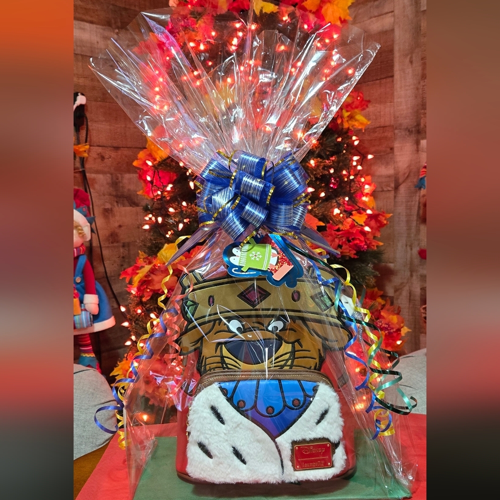 Disney Villains Backpack with Blue and Brown Details